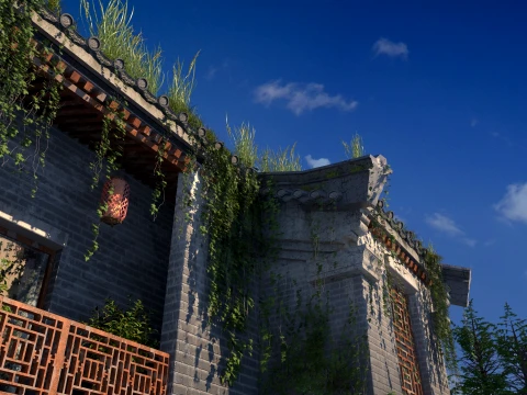 Ancient architecture Modello 3D