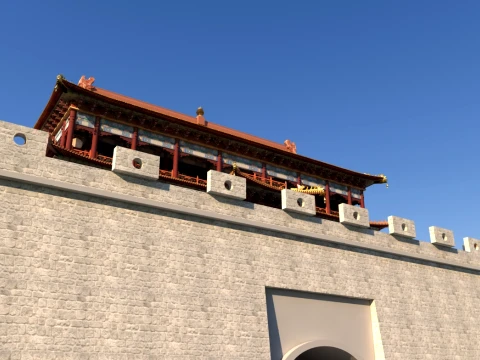 古代建築 3Dモデル