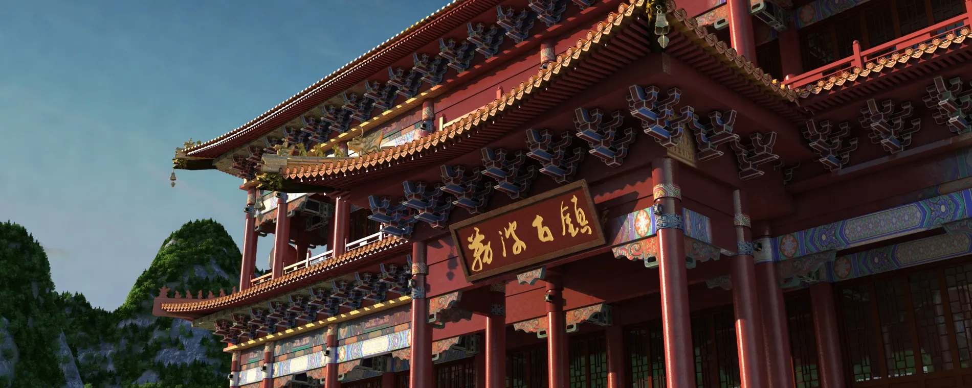 Ancient architecture 3D Model .c4d .max .obj .3ds .fbx .stl .blend 
