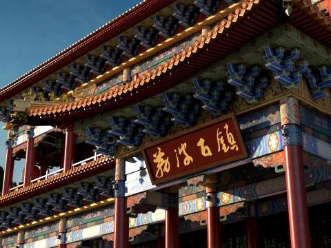 Ancient architecture 3D Model