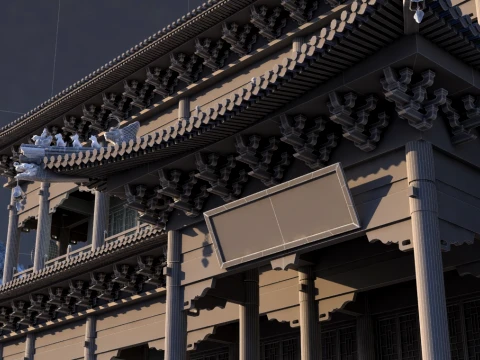 Ancient architecture 3D Model
