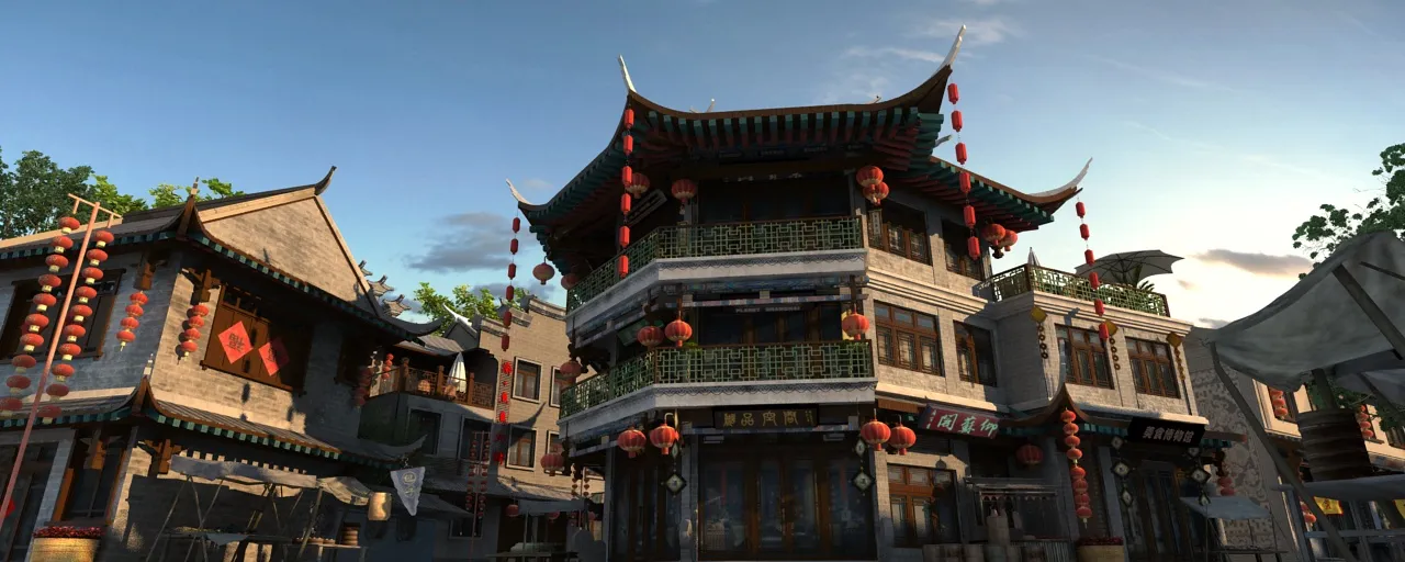 Ancient architecture 3D Model .c4d .max .obj .3ds .fbx .stl .blend 