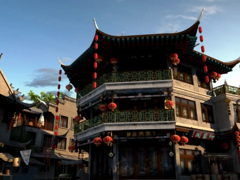 Ancient architecture 3D Model