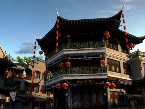 Ancient architecture 3D Model