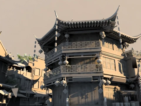 Ancient architecture 3D Model