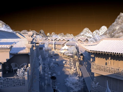 Ancient architecture 3D Model