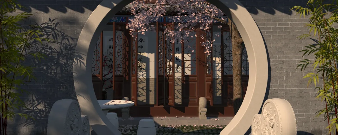 Ancient architecture 3D Model .c4d .max .obj .3ds .fbx .stl .blend 