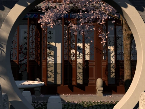 Starożytna architektura Model 3D