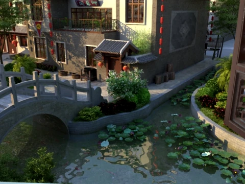 Architettura antica Modello 3D