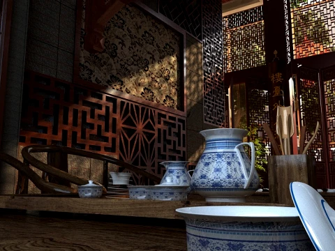 Ancient architecture 3D Model