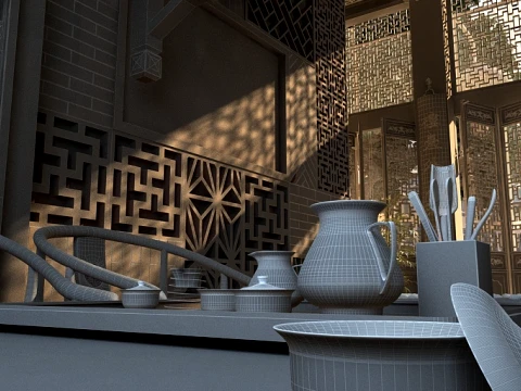 Ancient architecture 3D Model