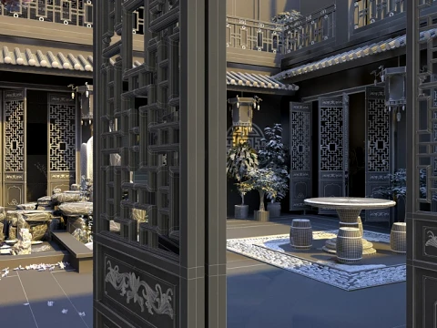 Ancient architecture 3D Model