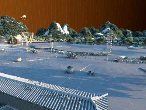 Ancient architecture 3D Model