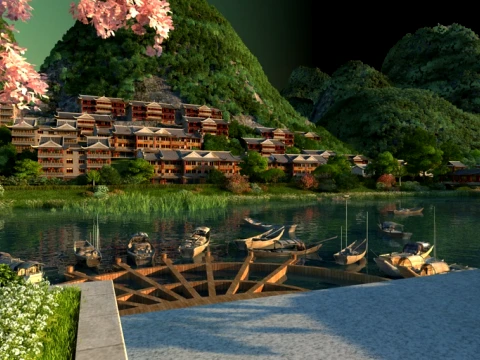 Ancient architecture 3D Model