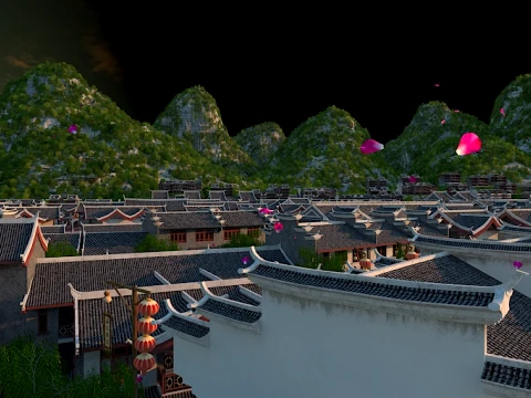 Ancient architecture 3D Model