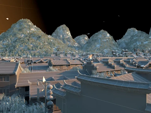 Ancient architecture 3D Model