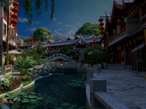 Ancient architecture 3D Model