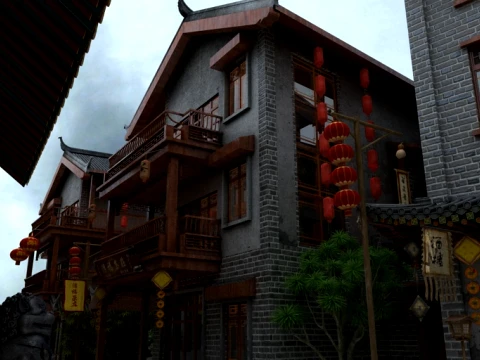 Ancient architecture 3D Model