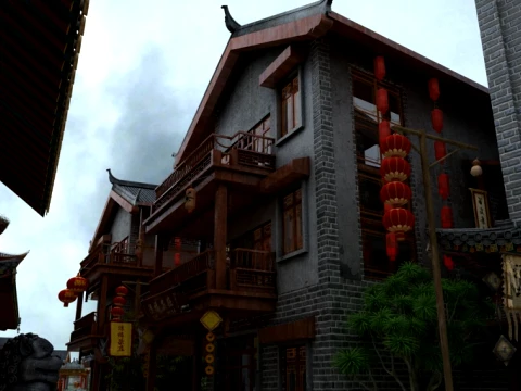 Ancient architecture 3D Model
