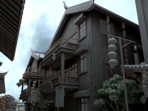 Ancient architecture 3D Model