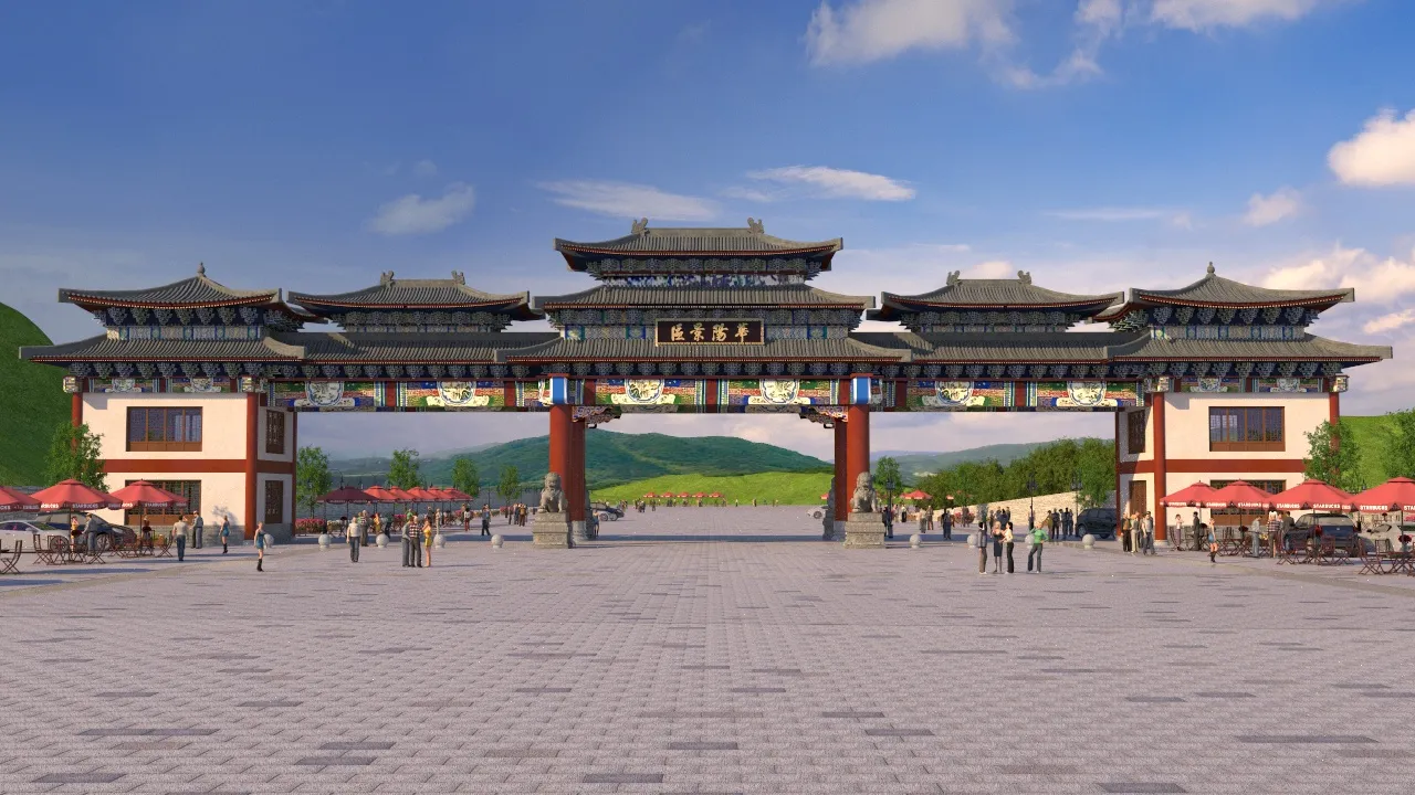 Ancient architecture 3D Model .c4d .max .obj .3ds .fbx .stl .blend 