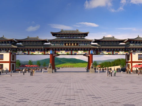 Ancient architecture 3D Model