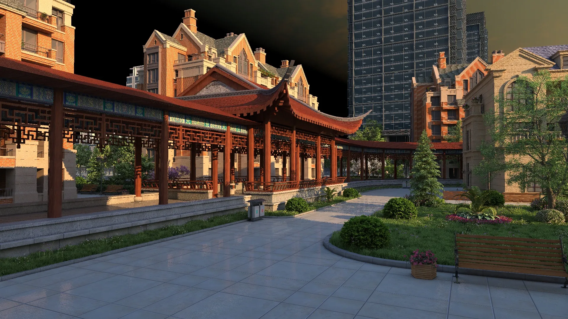 Ancient architecture 3D Model .c4d .max .obj .3ds .fbx .stl .blend 