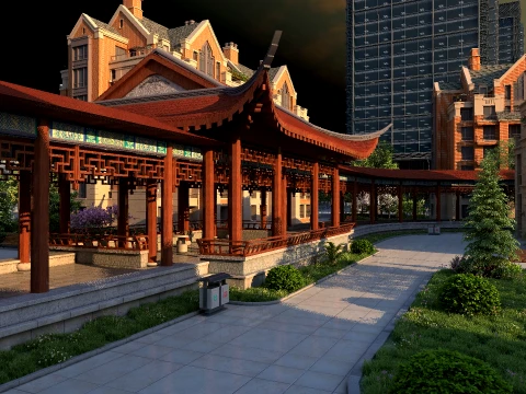 Ancient architecture 3D Model