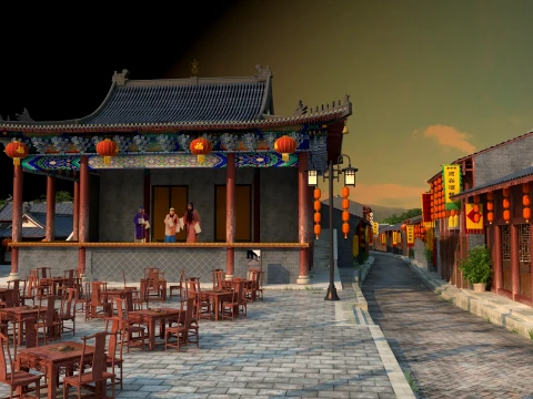 Ancient architecture 3D Model