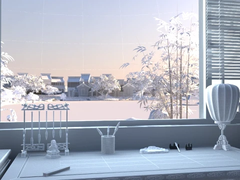 Ancient architecture 3D Model