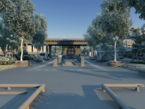 Ancient architecture 3D Model