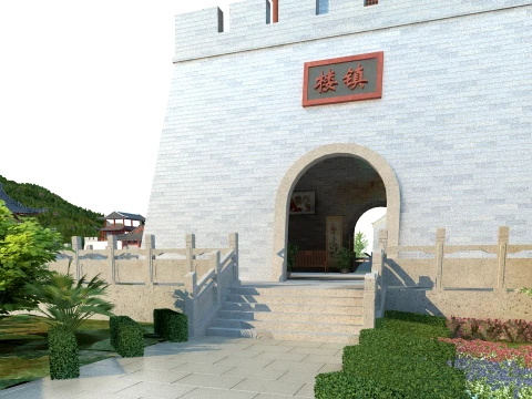 Ancient architecture 3D Model