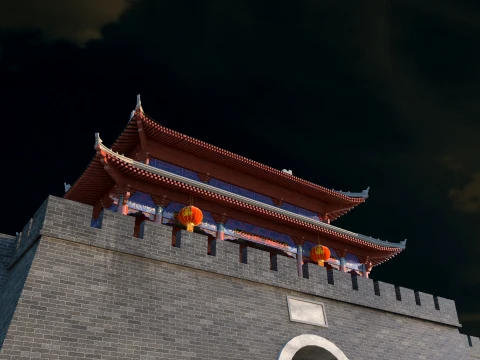 Ancient architecture 3D Model