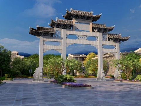 Ancient architecture 3D Model