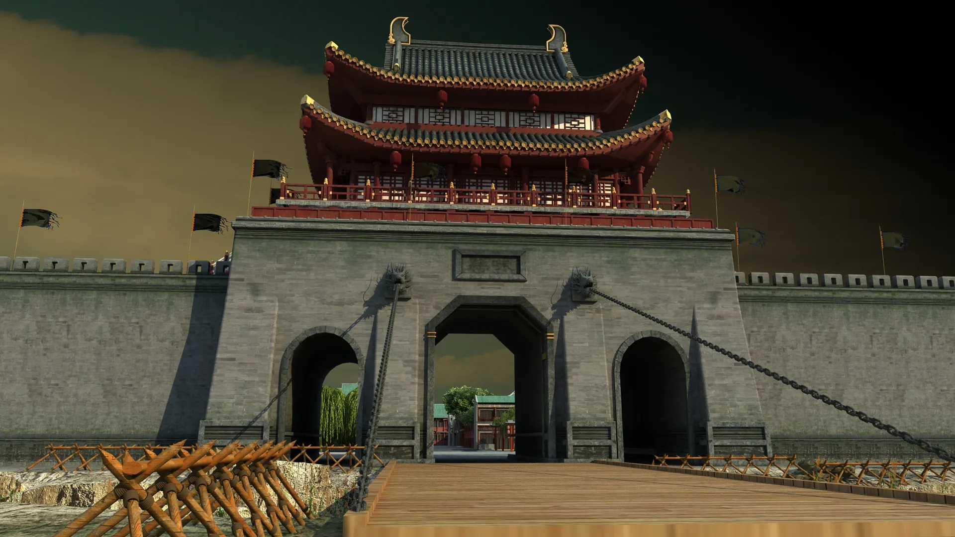Ancient architecture 3D Model .c4d .max .obj .3ds .fbx .stl .blend 