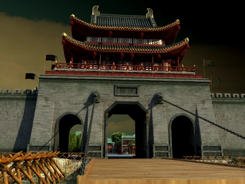 Ancient architecture 3D Model