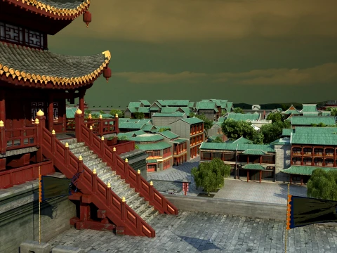 Ancient architecture 3D Model