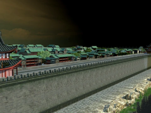 Ancient architecture 3D Model