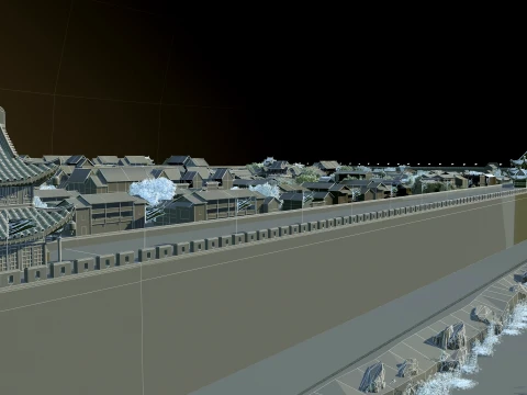 Ancient architecture 3D Model