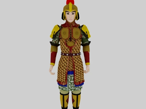 Ancient general 3D Model