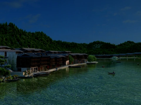 Ancient town 3D Model