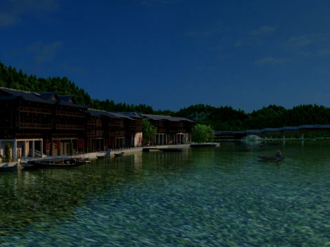 Ancient town 3D Model
