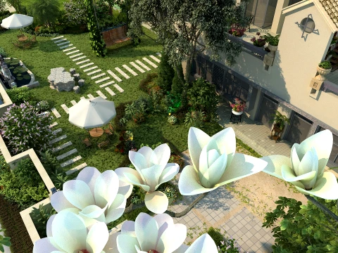 Villa 3D Model