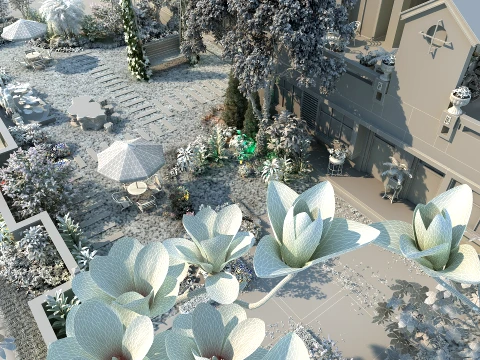 Villa 3D Model