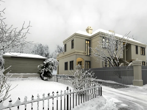 Villa 3D Model