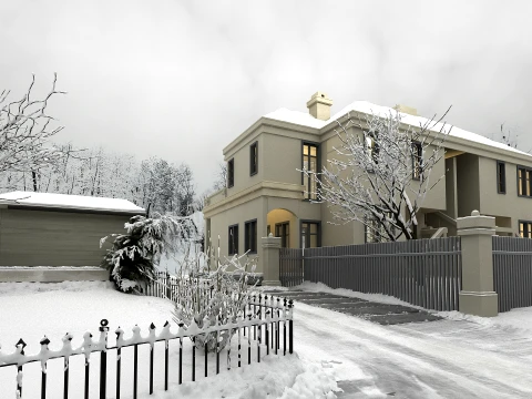 Villa 3D Model