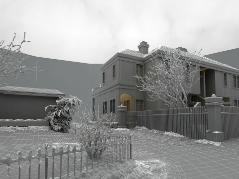 Villa 3D Model