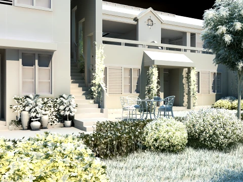 Villa 3D Model
