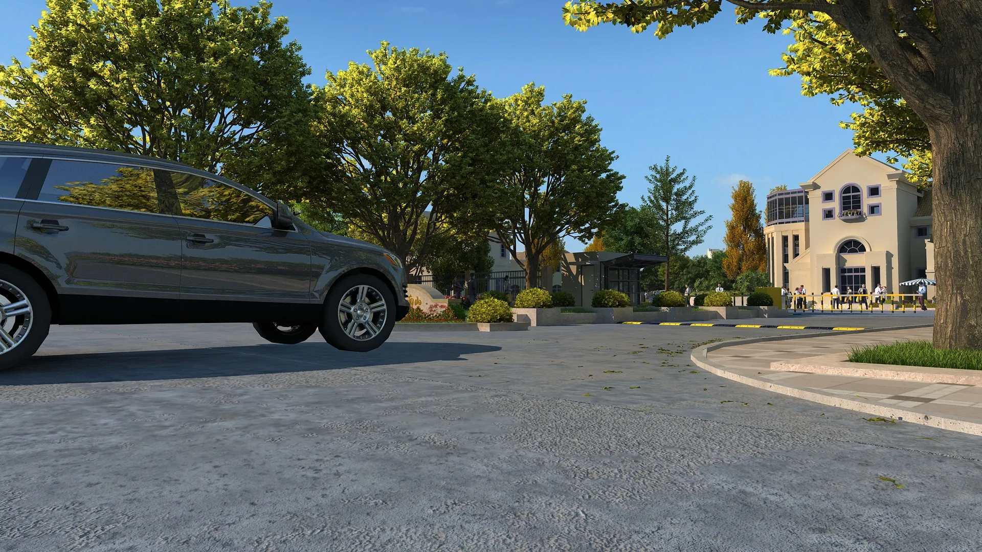 Villa 3D Model .c4d .max .obj .3ds .fbx .stl .blend 