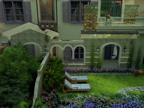 Villa 3D Model